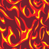 Printed Spandex Flames Fabric for Activewear
