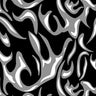 Printed Spandex Flames Fabric for Activewear