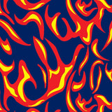 Printed Spandex Flames Fabric for Activewear