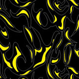 Printed Spandex Flames Fabric for Activewear