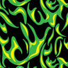 Printed Spandex Flames Fabric for Activewear