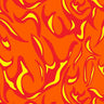Printed Spandex Flames Fabric for Activewear