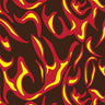 Printed Spandex Flames Fabric for Activewear
