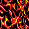 Printed Spandex Flames Fabric for Activewear