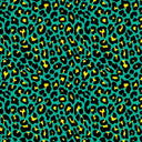 Leopard Print Spandex Fabric Pink/Yellow