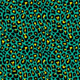 Leopard Print Spandex Fabric Pink/Yellow