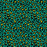 Leopard Print Spandex Fabric Pink/Yellow