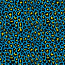 Leopard Print Spandex Fabric Pink/Yellow