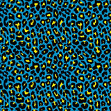 Leopard Print Spandex Fabric Pink/Yellow
