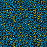 Leopard Print Spandex Fabric Pink/Yellow