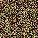 Leopard Print Spandex Fabric Pink/Yellow