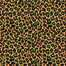 Leopard Print Spandex Fabric Pink/Yellow