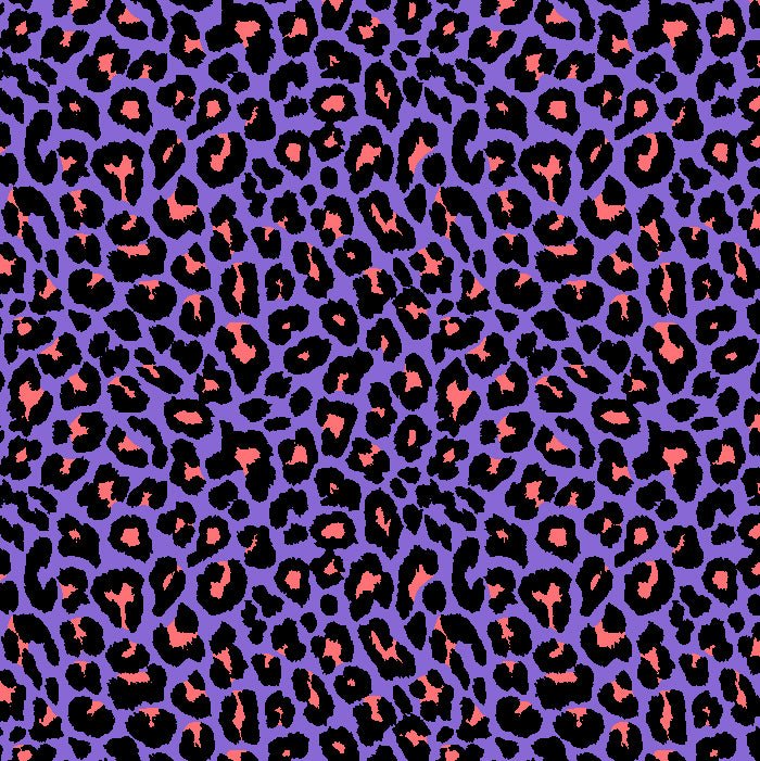Leopard Print Spandex Fabric Pink/Yellow