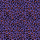 Leopard Print Spandex Fabric Pink/Yellow