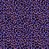 Leopard Print Spandex Fabric Pink/Yellow