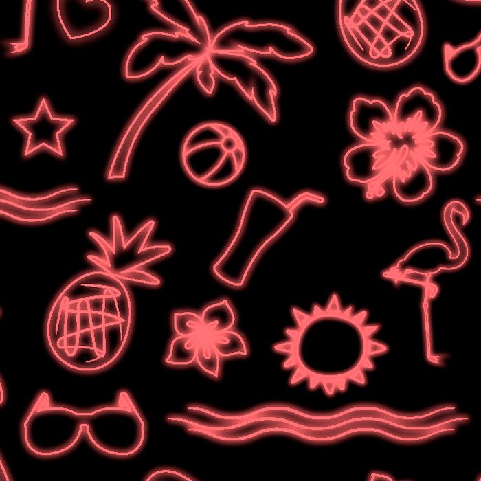 Printed Spandex Neon Summer Fabric