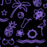 Printed Spandex Neon Summer Fabric