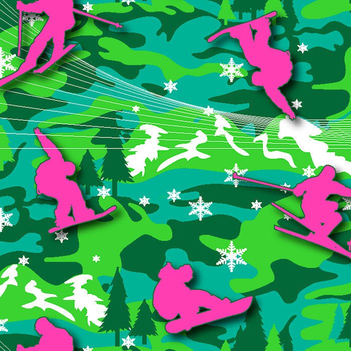 Printed Spandex Camo Sublimation Fabric