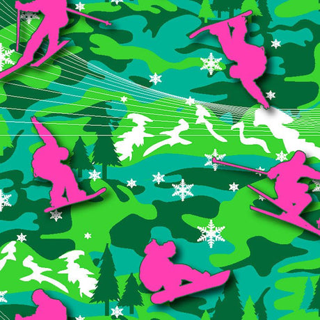 Printed Spandex Camo Sublimation Fabric