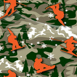 Printed Spandex Camo Sublimation Fabric