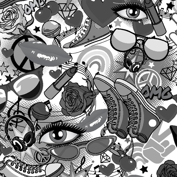 Printed Spandex Teen Pattern Fabric