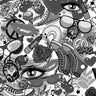 Printed Spandex Teen Pattern Fabric