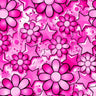 Printed Spandex Flower Stars Fabric