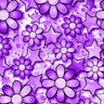 Printed Spandex Flower Stars Fabric