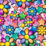 Printed Spandex Flower Stars Fabric