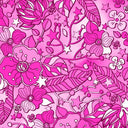 Printed Spandex Flower Stars 4