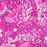 Printed Spandex Flower Stars 4