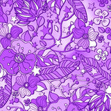 Printed Spandex Flower Stars 4