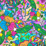 Printed Spandex Flower Stars 4