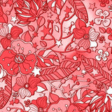 Printed Spandex Flower Stars 4