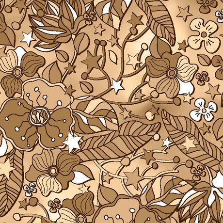 Printed Spandex Flower Stars 4