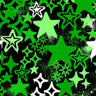 Printed Spandex Graffiti Stars Fabric