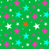 Printed Spandex Multi Stars Sublimation Fabric