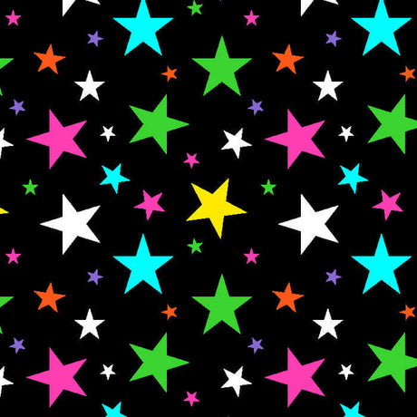 Printed Spandex Multi Stars Sublimation Fabric
