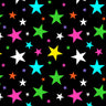 Printed Spandex Multi Stars Sublimation Fabric