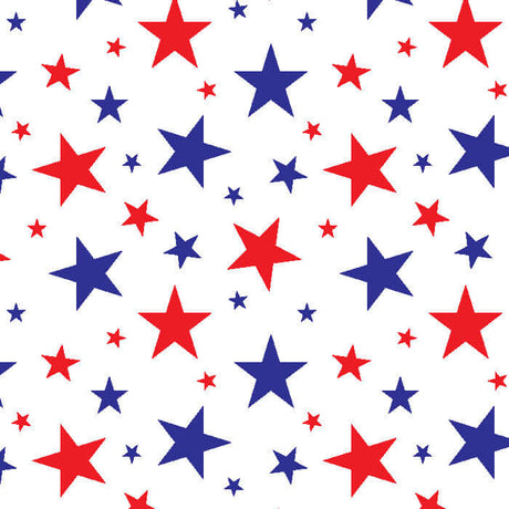 Printed Spandex Multi Stars Sublimation Fabric