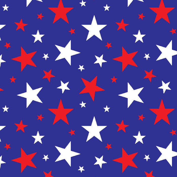 Printed Spandex Multi Stars Sublimation Fabric