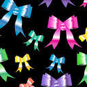 Printed Spandex Bows Fabric