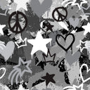 Printed Spandex Paint Print Activewear Fabric