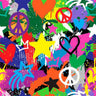 Printed Spandex Paint Print Activewear Fabric