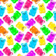 Printed Spandex Gummy Bears Swimwear Fabric
