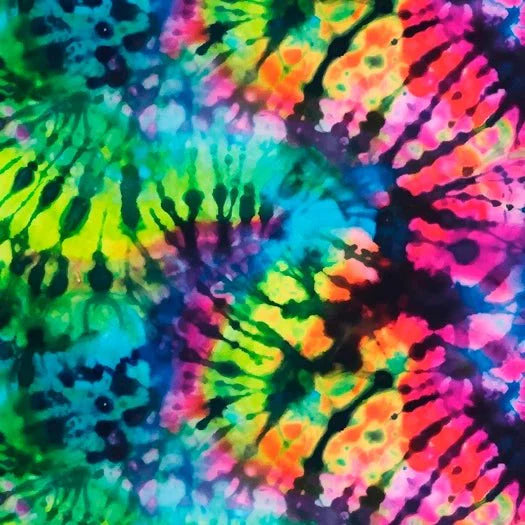 Tie Dye Spandex Fabric for Activewear