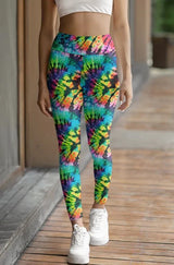 Tie Dye Spandex Fabric for Activewear