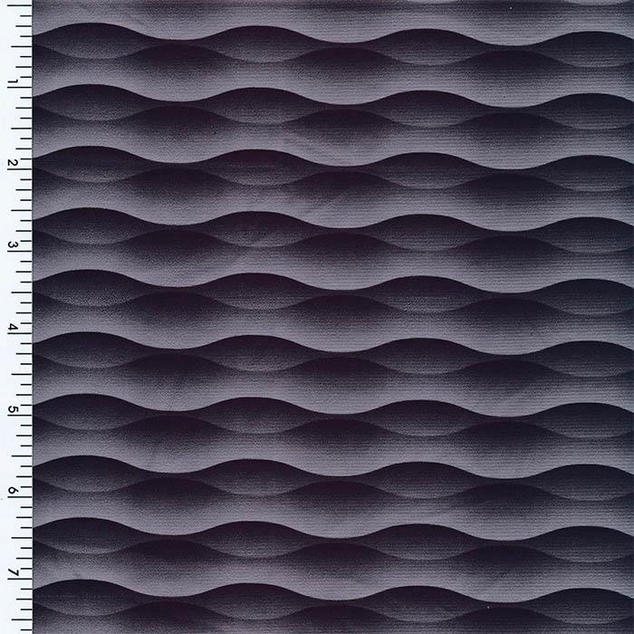 Printed Spandex Poly Tricot Stripes Swimwear