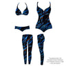 Printed Spandex Abstract Poly-Spandex Tricot