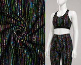 Printed Spandex Abstract Activewear Fabric